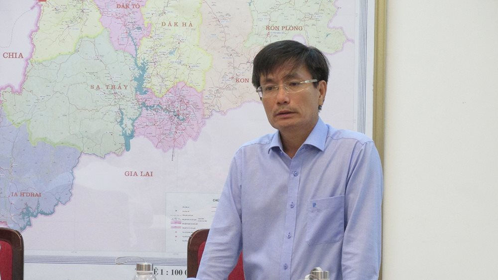 Thứ trưởng Bộ TN&MT Trần Quý Kiên làm việc với UBND tỉnh Kon Tum về công tác quản lý khoáng sản