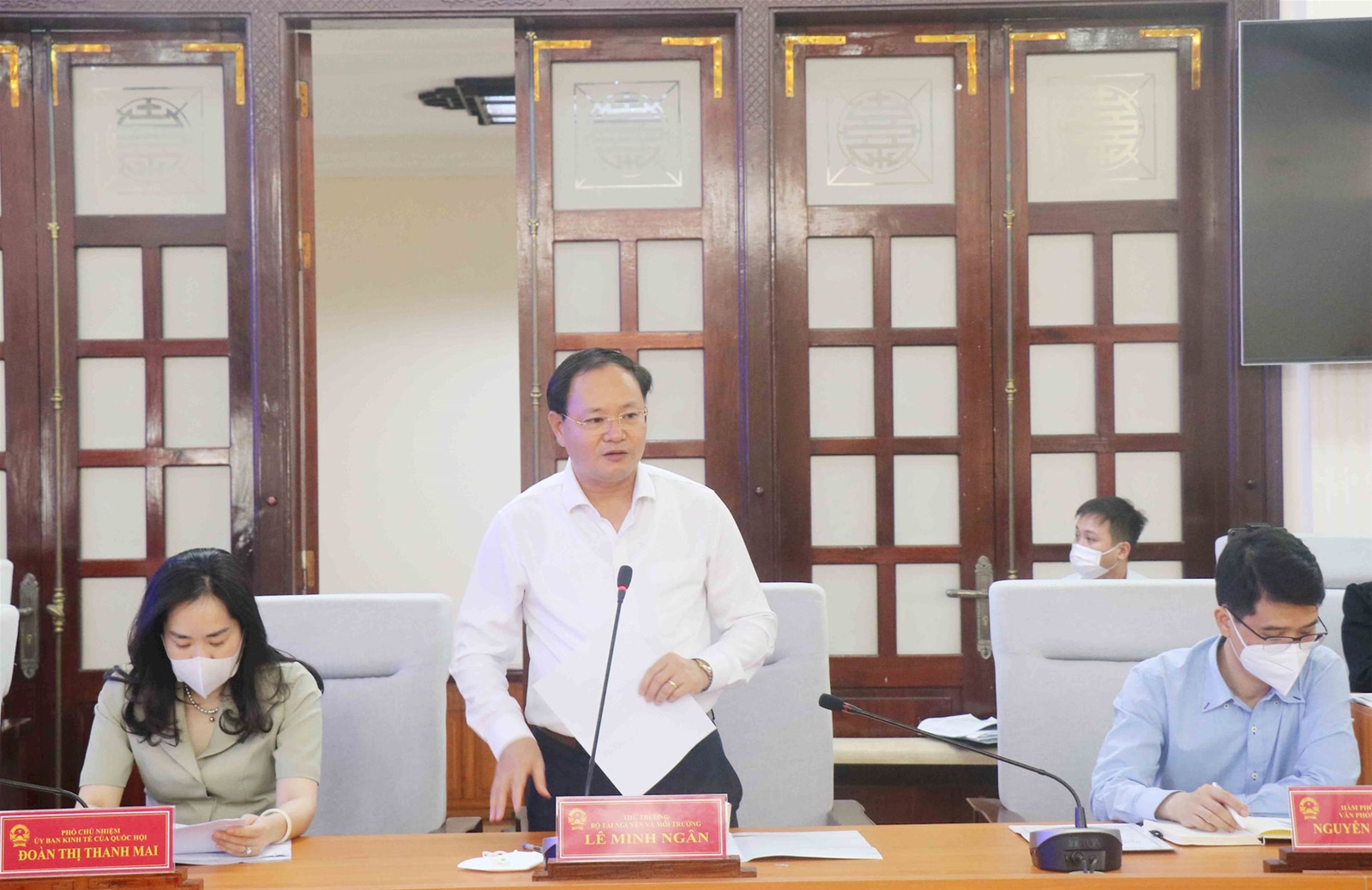 Bộ Tài nguyên và Môi trường làm việc với tỉnh Thừa Thiên - Huế về dự án Luật Đất đai (sửa đổi)