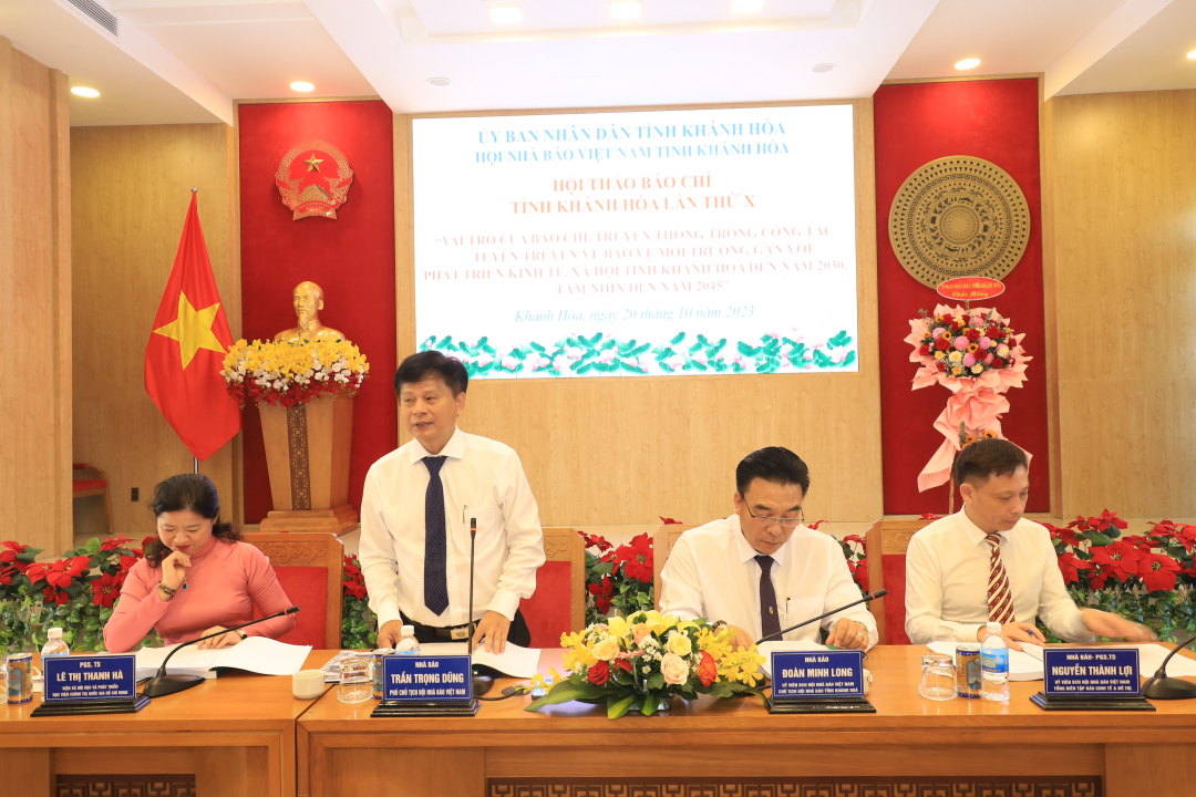 Phát huy vai trò của báo chí, truyền thông trong công tác tuyên truyền về bảo vệ môi trường