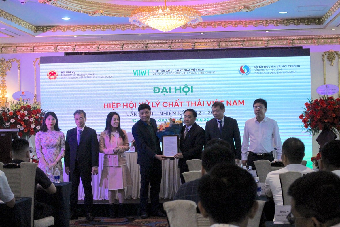 Đại hội lần thứ nhất Hiệp hội Xử lý chất thải Việt Nam