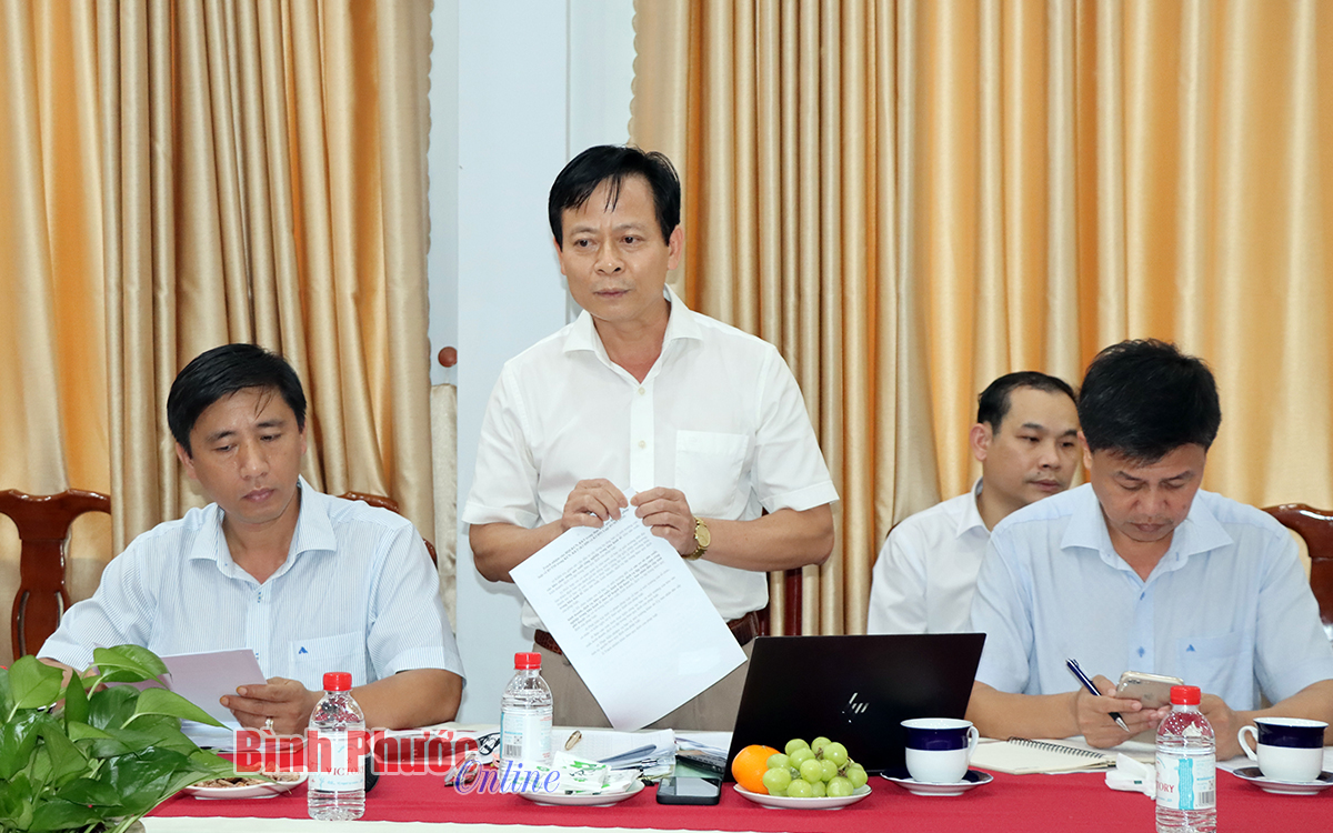 Khảo sát, làm việc với Ban Quản lý khu kinh tế về công tác bảo vệ môi trường