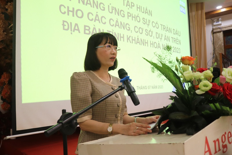 Khánh Hòa: Tập huấn nâng cao kỹ năng ứng phó sự cố tràn dầu