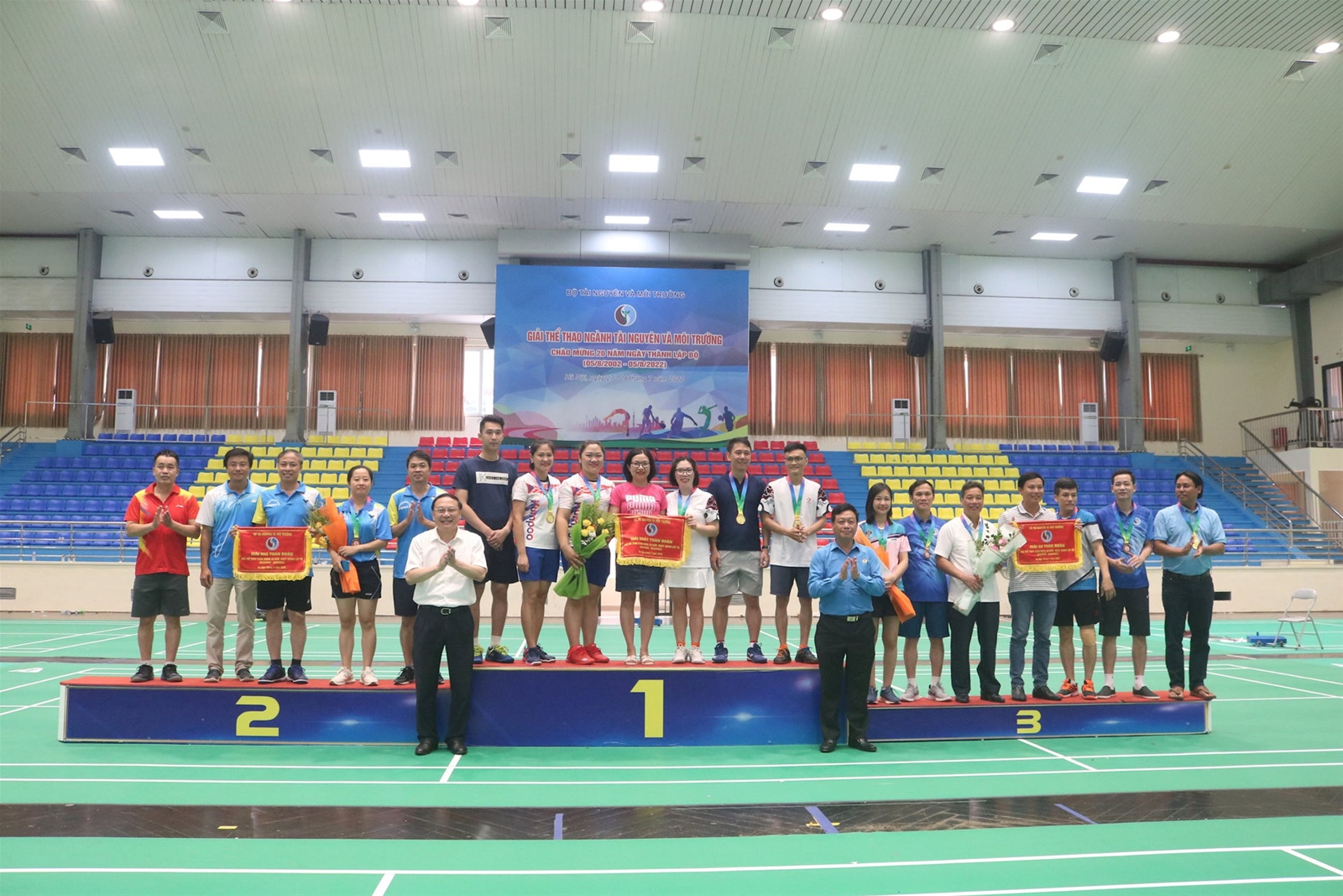 Bế mạc Giải thể thao chào mừng 20 năm Ngày thành lập Bộ TN&MT