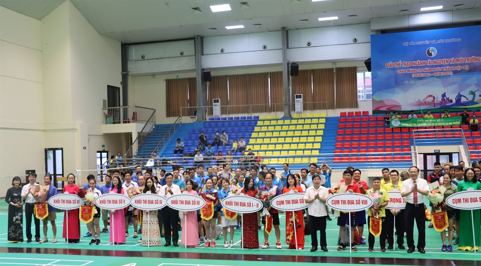 Khai mạc Giải thể thao chào mừng 20 năm Ngày thành lập Bộ TN&MT