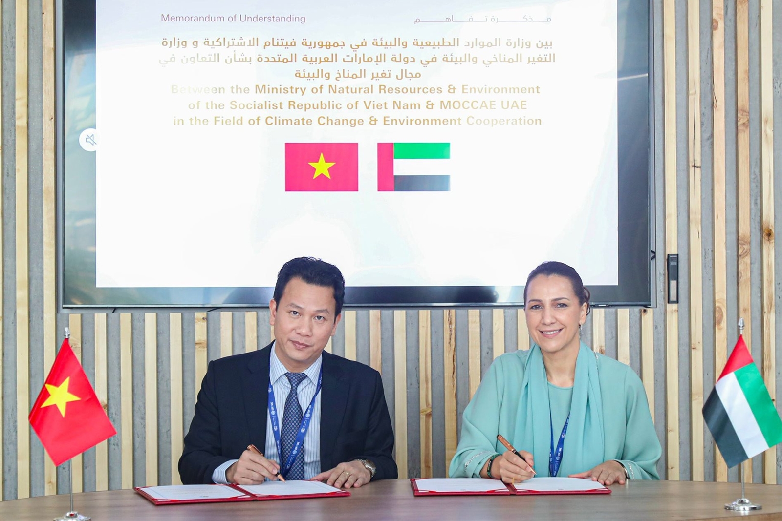 Tăng cường hợp tác về ứng phó với biến đổi khí hậu và môi trường giữa Việt Nam và UAE