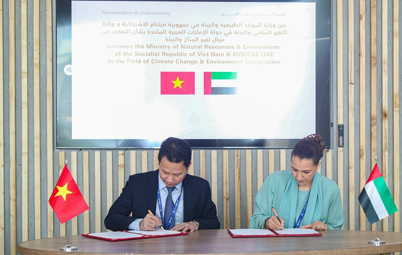 Tăng cường hợp tác về ứng phó với biến đổi khí hậu và môi trường giữa Việt Nam và UAE