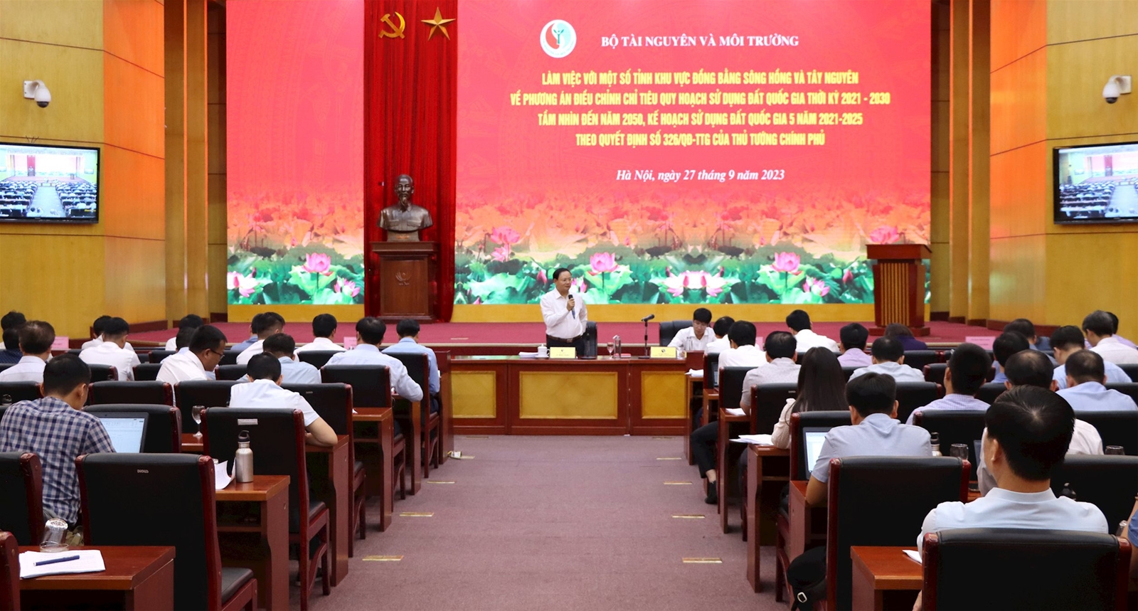 Bộ TN&MT làm việc với các tỉnh Đồng bằng sông Hồng và Tây Nguyên về điều chỉnh chỉ tiêu quy hoạch sử dụng đất