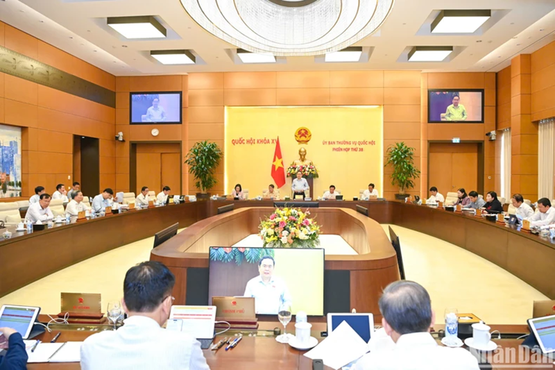 Khai mạc Phiên họp thứ 38 của Ủy ban Thường vụ Quốc hội