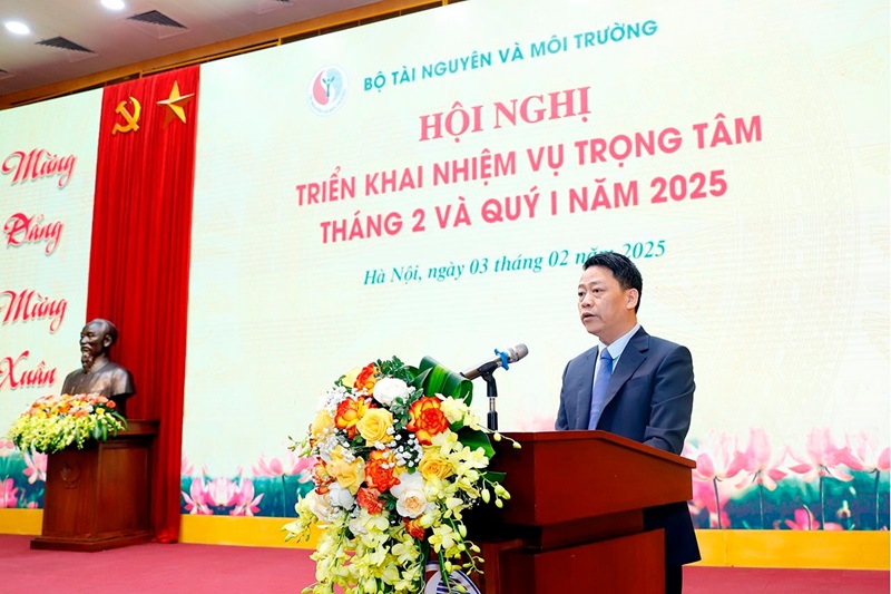 Bộ Tài nguyên và Môi trường triển khai nhiệm vụ trọng tâm đầu năm 2025