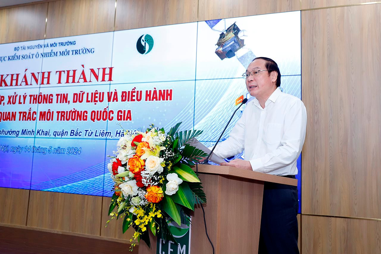 Khánh thành Trung tâm tích hợp, xử lý dữ liệu và điều hành mạng lưới quan trắc môi trường Quốc gia