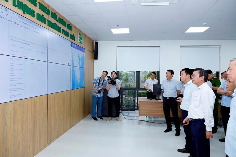 Khánh thành Trung tâm tích hợp, xử lý dữ liệu và điều hành mạng lưới quan trắc môi trường Quốc gia