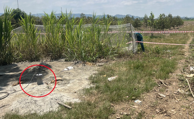 Khoan giếng, phát hiện luồng khí ga đốt cháy không ngừng