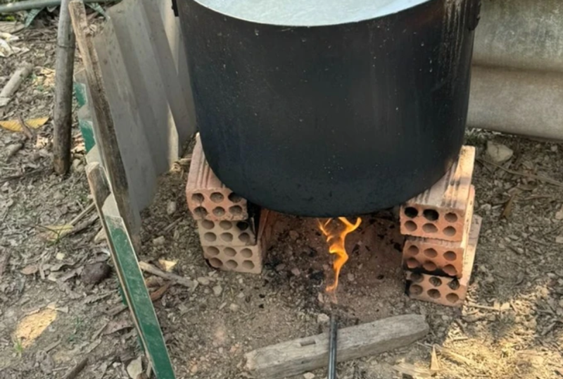 Khoan giếng, phát hiện luồng khí ga đốt cháy không ngừng