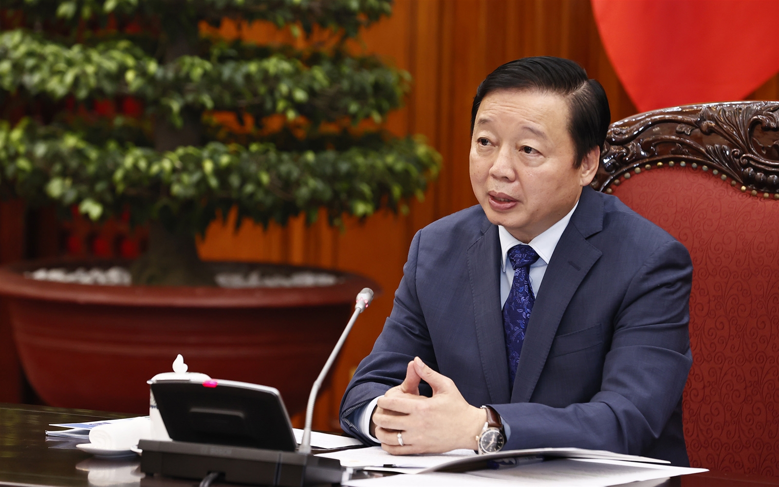 Phó Thủ tướng Trần Hồng Hà tiếp các nhà khoa học quốc tế về môi trường