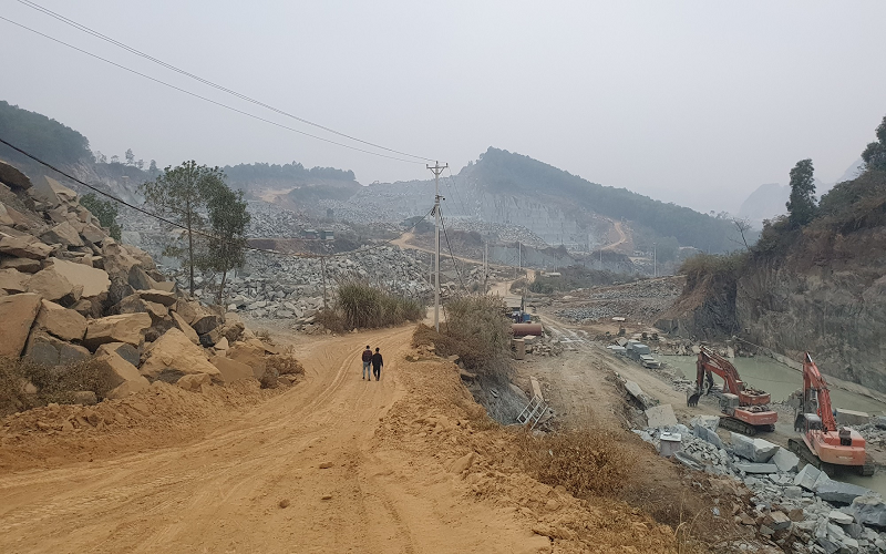 Thanh Hóa: Xử phạt 800 triệu đồng do khai thác đá vượt công suất