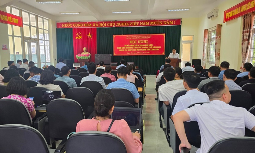Ngành TN&MT Lạng Sơn triển khai nhiệm vụ 6 tháng cuối năm 2024