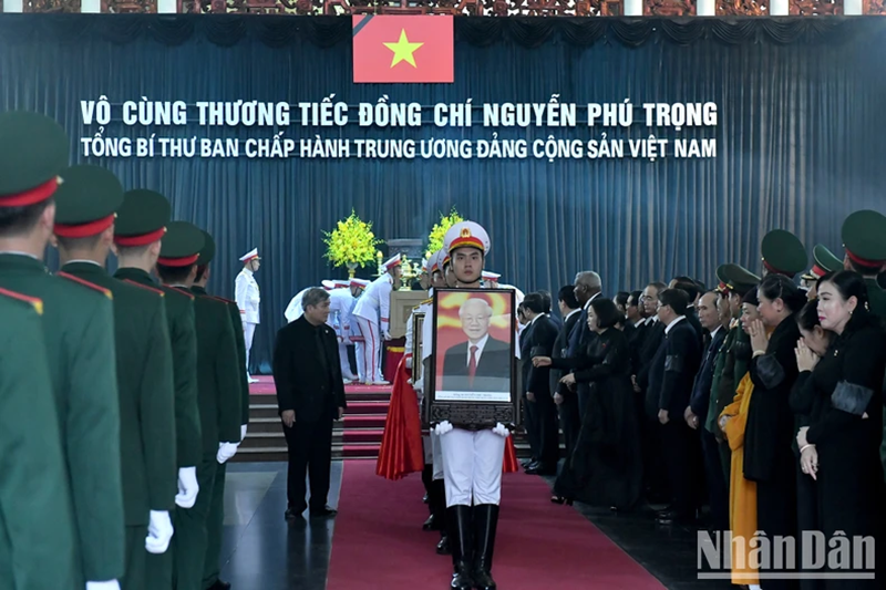 Cử hành trọng thể lễ truy điệu và an táng Tổng Bí thư Nguyễn Phú Trọng