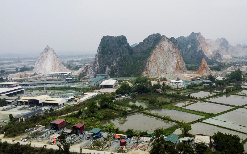Thanh Hóa: Xử phạt Công ty Thanh Ninh khai thác khoáng sản vượt công suất