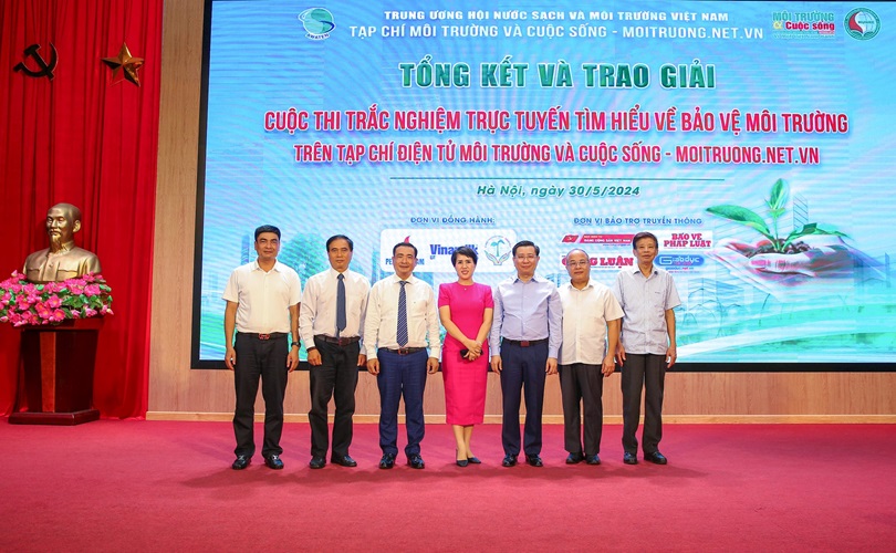 Tổng kết và trao giải Cuộc thi trắc nghiệm trực tuyến Tìm hiểu về bảo vệ môi trường trên Tạp chí điện tử Môi trường và Cuộc sống