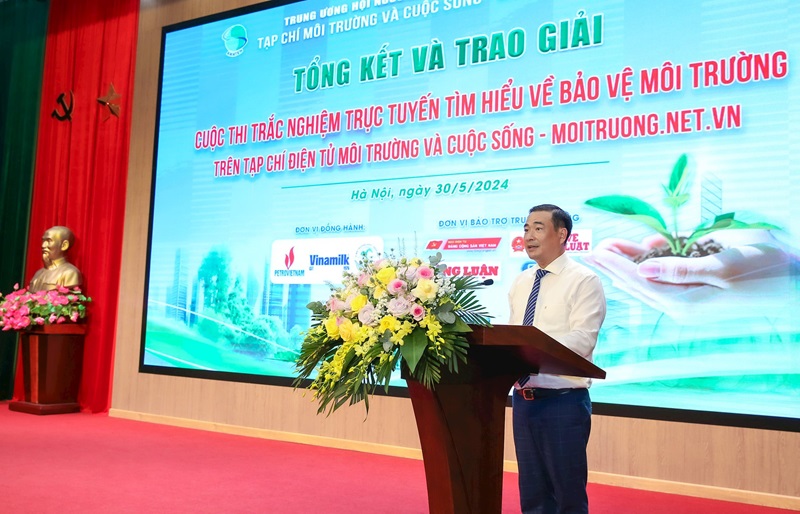 Tổng kết và trao giải Cuộc thi trắc nghiệm trực tuyến Tìm hiểu về bảo vệ môi trường trên Tạp chí điện tử Môi trường và Cuộc sống