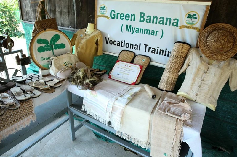 Nghệ nhân Myanmar biến rác thải thực vật thành sản phẩm có giá trị kinh tế