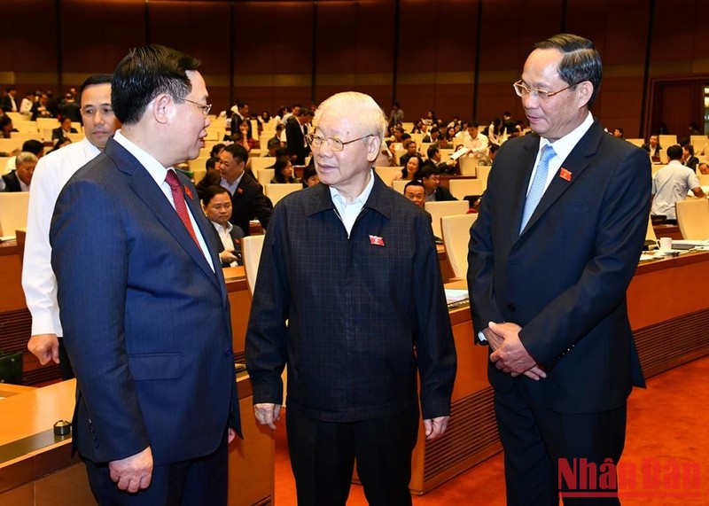 Tổng Bí thư Nguyễn Phú Trọng dự phiên họp Quốc hội về công tác nhân sự