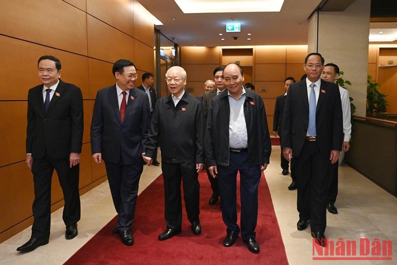 Tổng Bí thư Nguyễn Phú Trọng dự phiên họp Quốc hội về công tác nhân sự