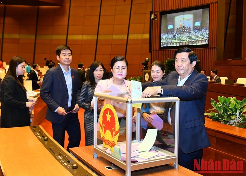 Tổng Bí thư Nguyễn Phú Trọng dự phiên họp Quốc hội về công tác nhân sự