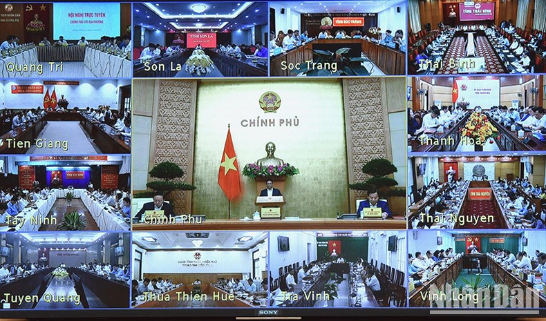 Hội nghị trực tuyến toàn quốc Chính phủ với các địa phương