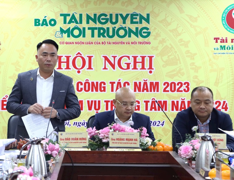 Bộ Tài nguyên và Môi trường: Các đơn vị báo chí, truyền thông tổng kết năm 2023 và triển khai nhiệm vụ năm 2024