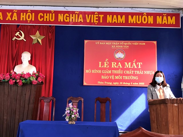 Khánh Hòa: Lễ ra mắt mô hình tự quản về giảm thải chất thải nhựa, bảo vệ môi trường