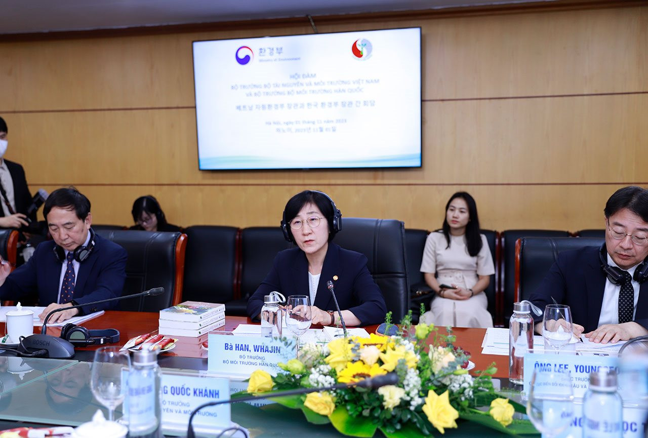 Bộ Tài nguyên và Môi trường Việt Nam - Bộ Môi trường Hàn Quốc: Hợp tác toàn diện trong lĩnh vực môi trường