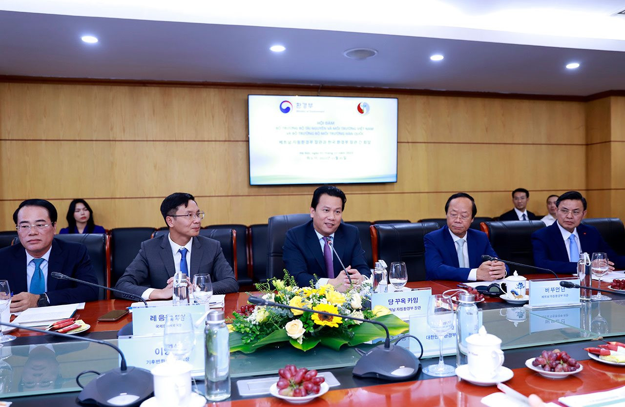 Bộ Tài nguyên và Môi trường Việt Nam - Bộ Môi trường Hàn Quốc: Hợp tác toàn diện trong lĩnh vực môi trường