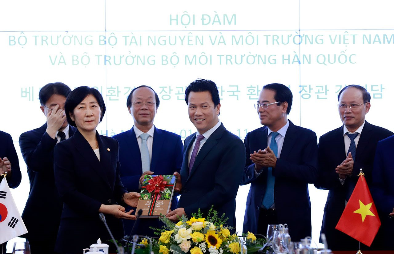 Bộ Tài nguyên và Môi trường Việt Nam - Bộ Môi trường Hàn Quốc: Hợp tác toàn diện trong lĩnh vực môi trường