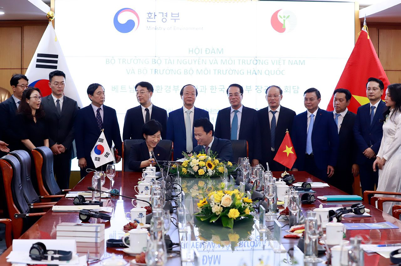 Bộ Tài nguyên và Môi trường Việt Nam - Bộ Môi trường Hàn Quốc: Hợp tác toàn diện trong lĩnh vực môi trường