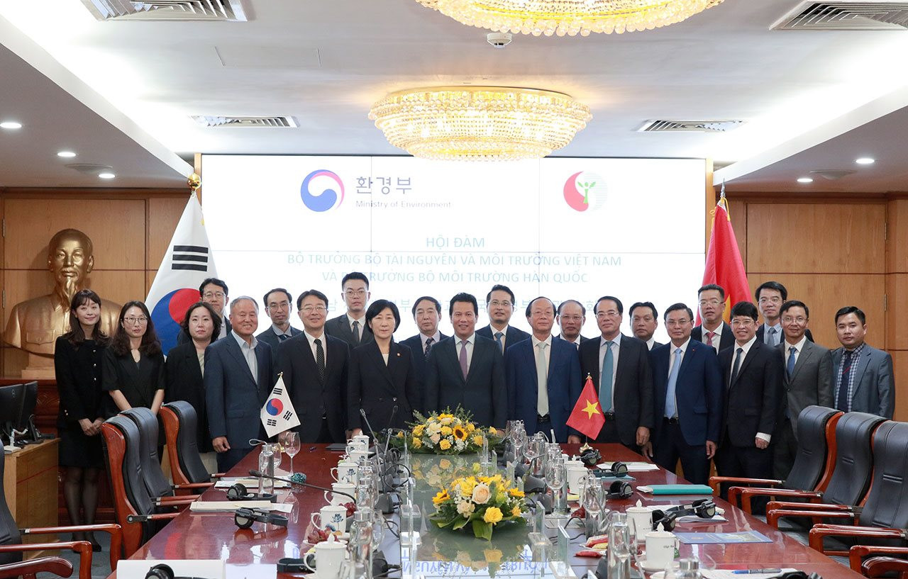 Bộ Tài nguyên và Môi trường Việt Nam - Bộ Môi trường Hàn Quốc: Hợp tác toàn diện trong lĩnh vực môi trường