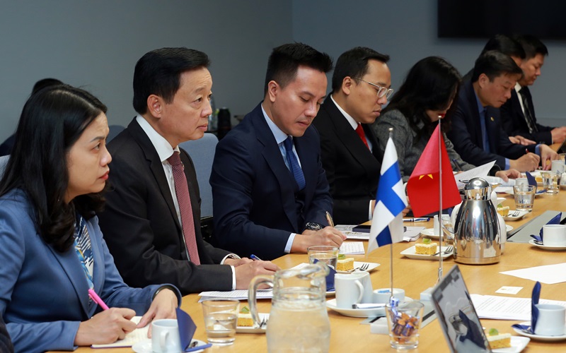 Phần Lan sẵn sàng chia sẻ với Việt Nam kinh nghiệm phát triển kinh tế xanh, tuần hoàn và bền vững