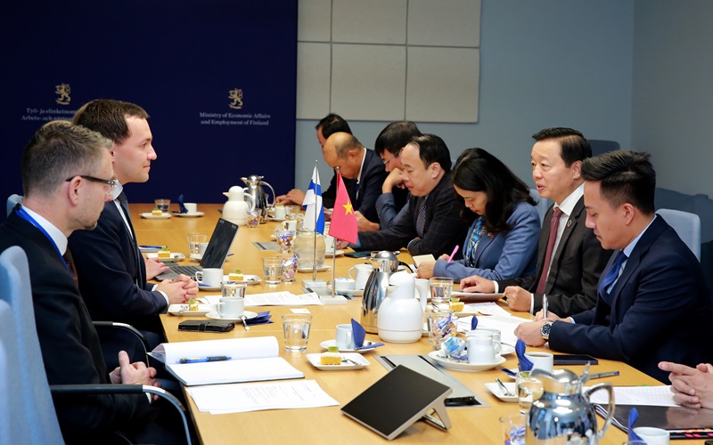 Phần Lan sẵn sàng chia sẻ với Việt Nam kinh nghiệm phát triển kinh tế xanh, tuần hoàn và bền vững