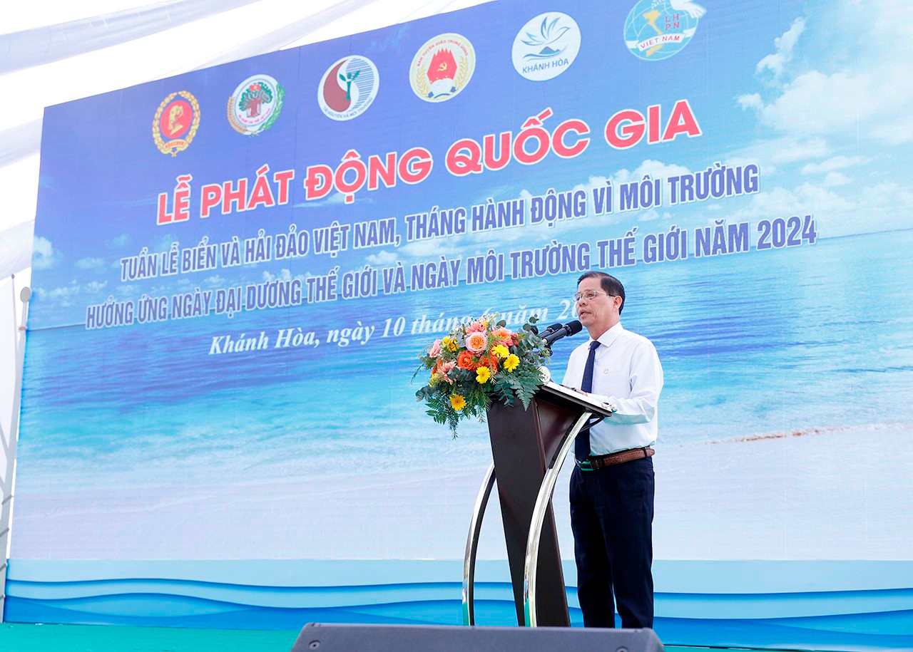 Bộ trưởng Đặng Quốc Khánh phát động Tuần lễ biển và hải đảo Việt Nam, Tháng hành động vì môi trường năm 2024