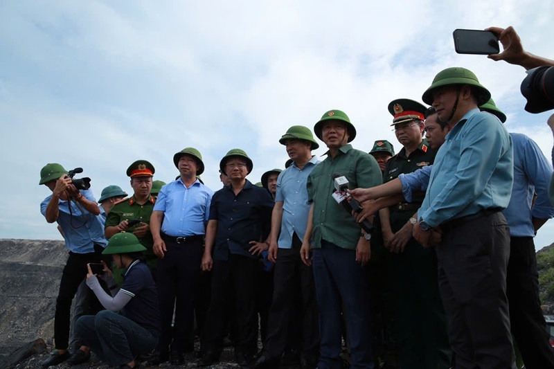 Phó Thủ tướng Trần Hồng Hà thị sát, kiểm tra việc phòng chống bão số 3 tại Quảng Ninh và Hải Phòng