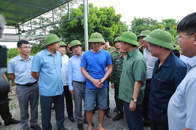Phó Thủ tướng Trần Hồng Hà thị sát, kiểm tra việc phòng chống bão số 3 tại Quảng Ninh và Hải Phòng