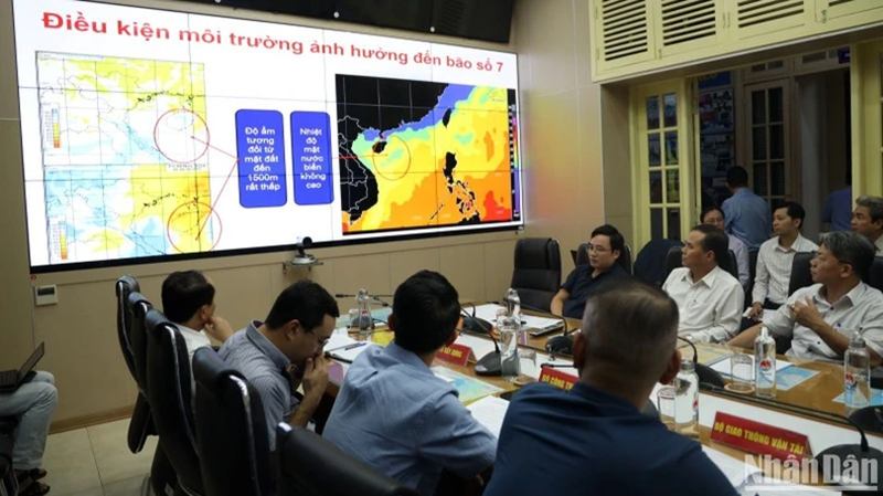 Chuẩn bị phương án ứng phó với bão số 7