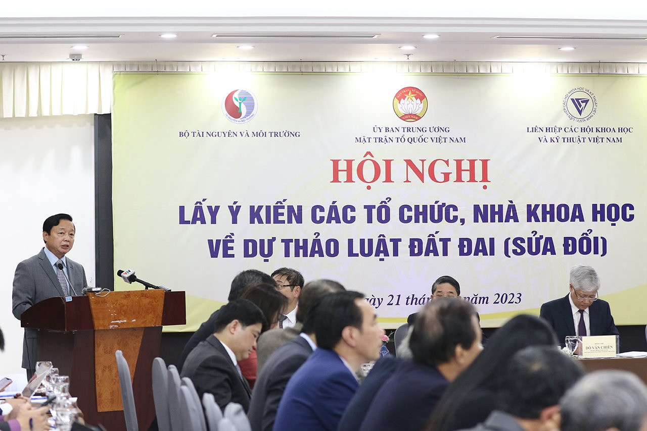 Phó Thủ tướng Trần Hồng Hà: Xây dựng Luật Đất đai sửa đổi để mọi người dân đều hiểu và áp dụng thực hiện