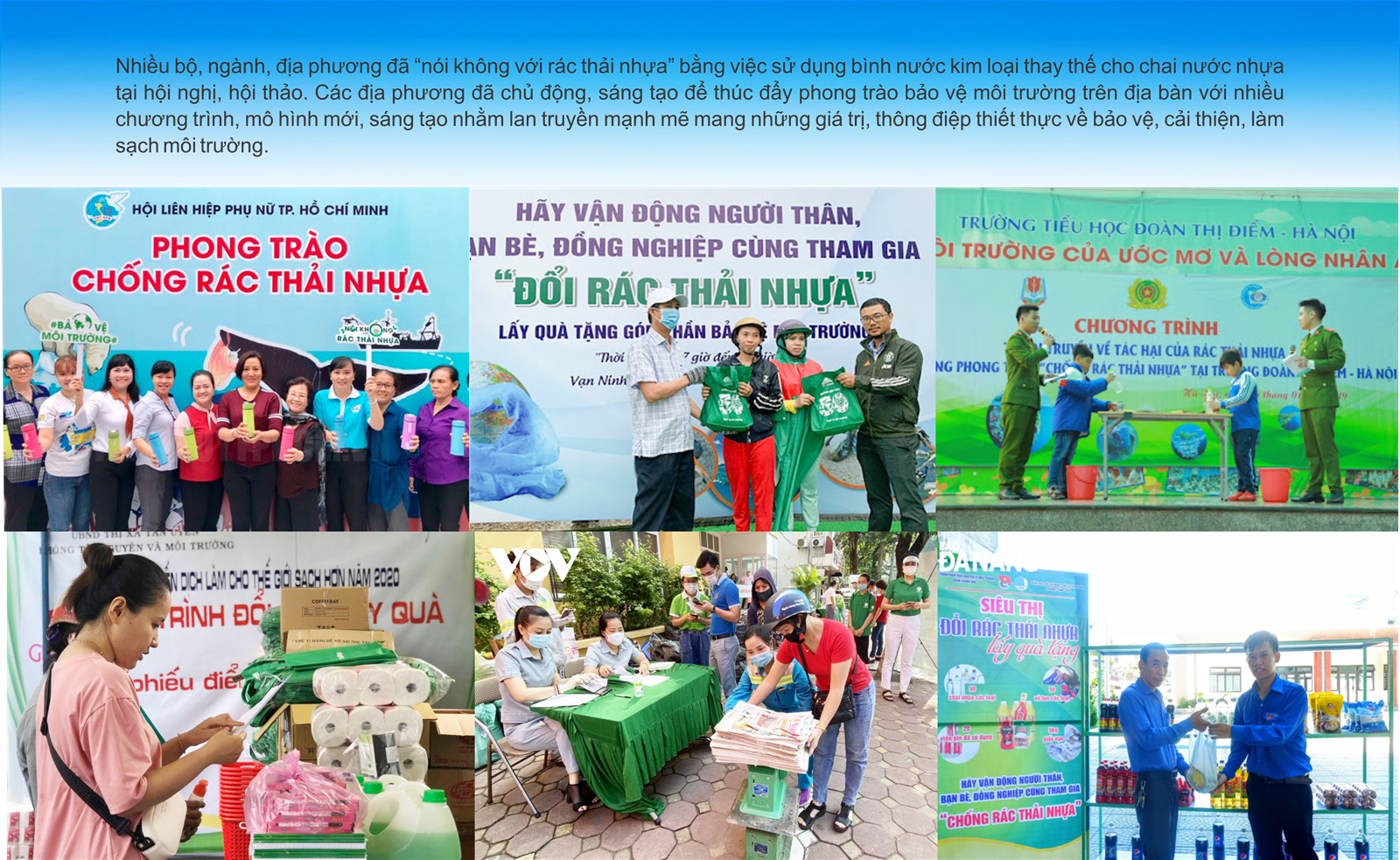 Việt Nam nỗ lực giảm thiểu rác thải nhựa, chung tay bảo vệ môi trường