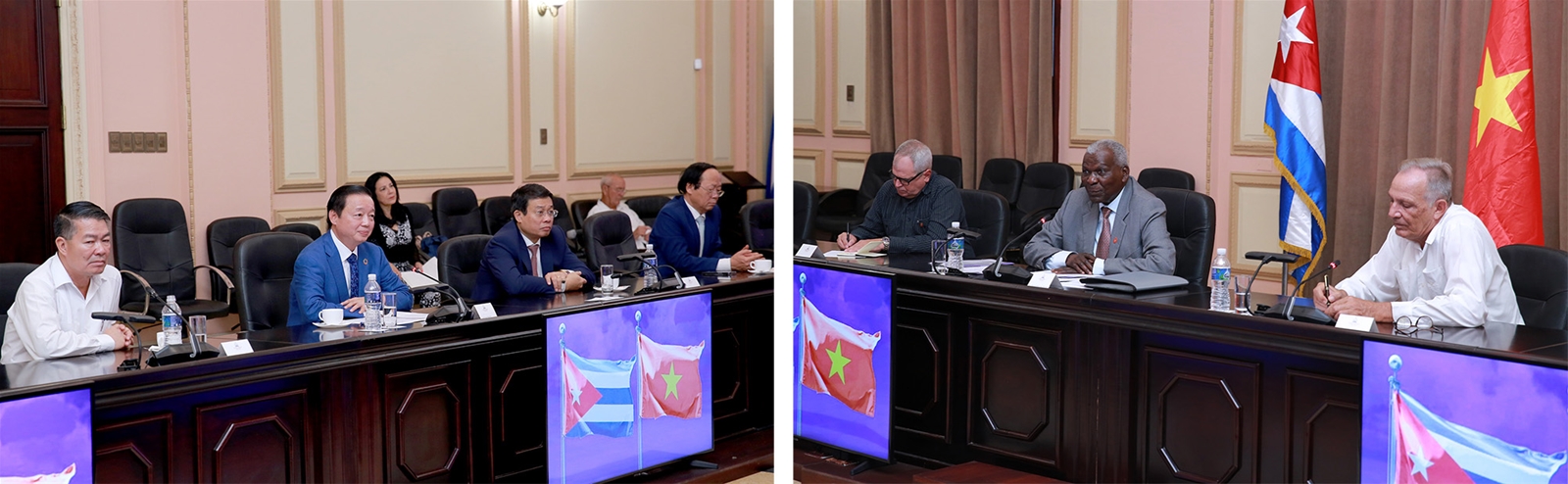 Phó Thủ tướng Trần Hồng Hà chào xã giao Chủ tịch Quốc hội Cuba