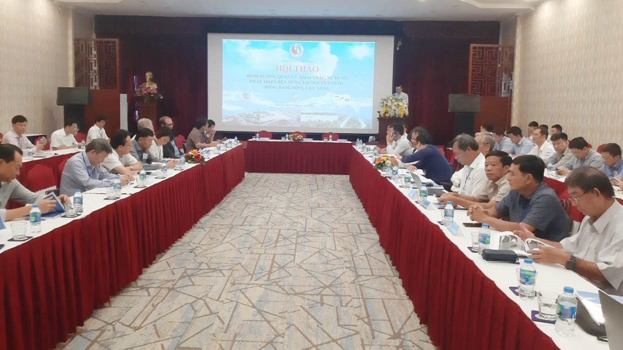Hội thảo “Định hướng quản lý, khai thác, sử dụng, phát triển bền vững tài nguyên nước ĐBSCL”