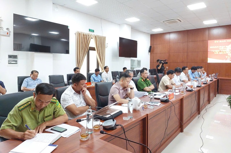 Đoàn ĐBQH tỉnh Quảng Nam giám sát việc thực hiện chính sách, pháp luật về quản lý, khai thác khoáng sản tại Phước Sơn