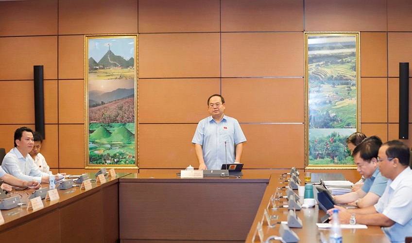 Quốc hội thảo luận Tổ về dự án Luật Địa chất và khoáng sản
