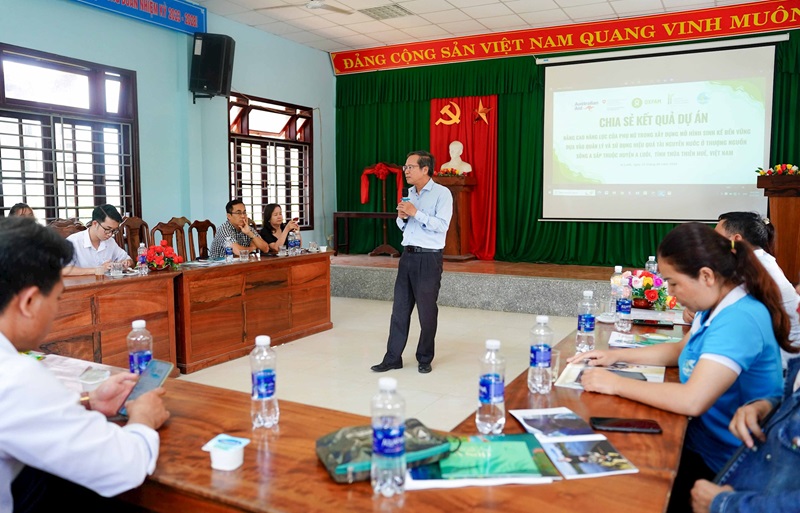 Nâng cao năng lực của phụ nữ trong xây dựng mô hình sinh kế bền vững dựa vào quản lý, sử dụng tài nguyên nước