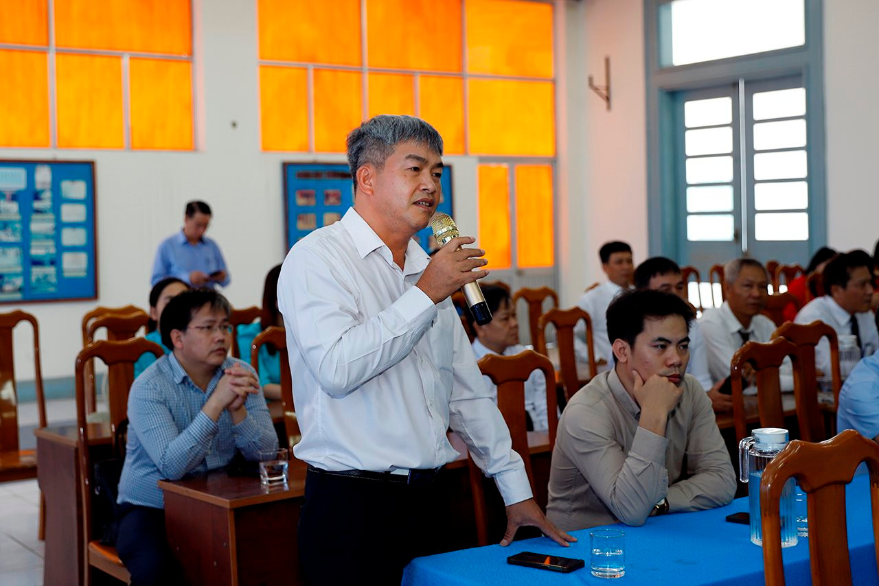 Bộ trưởng Đặng Quốc Khánh thăm, làm việc với Sở TN&MT Đà Nẵng và các cơ quan của Bộ TN&MT tại TP Đà Nẵng